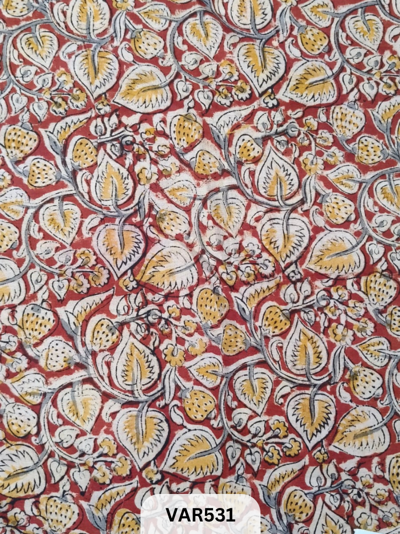 Kalamkari Hand printed - Fabric -2mtr