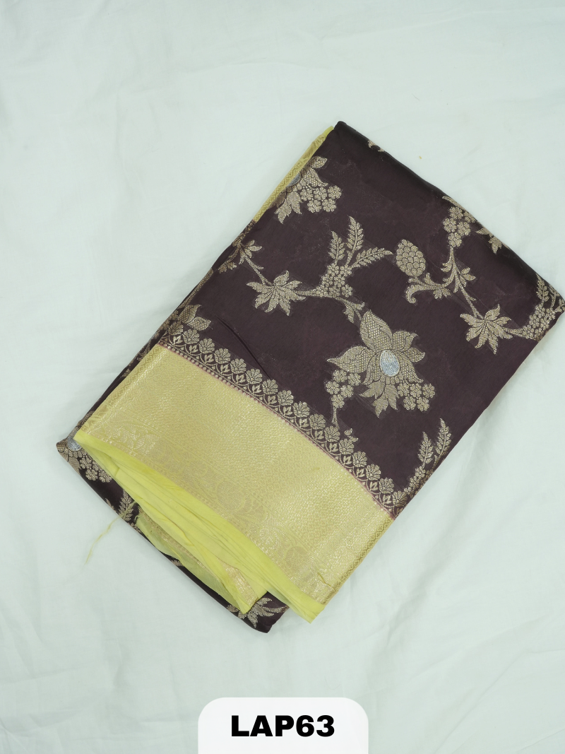 Banaras kora dupion silk saree