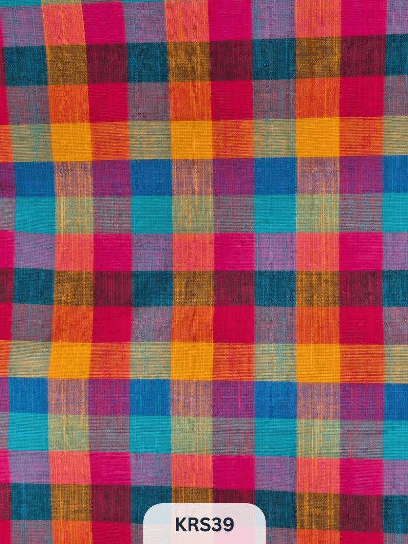 MADRAS KATTAM FABRIC-1 MTR