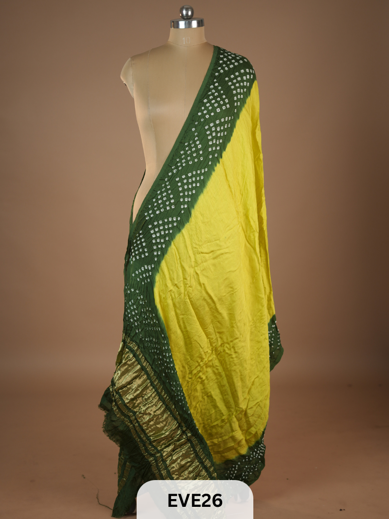 MODAL BANDHINI WITH LAGDI PATTA DUPPATTA