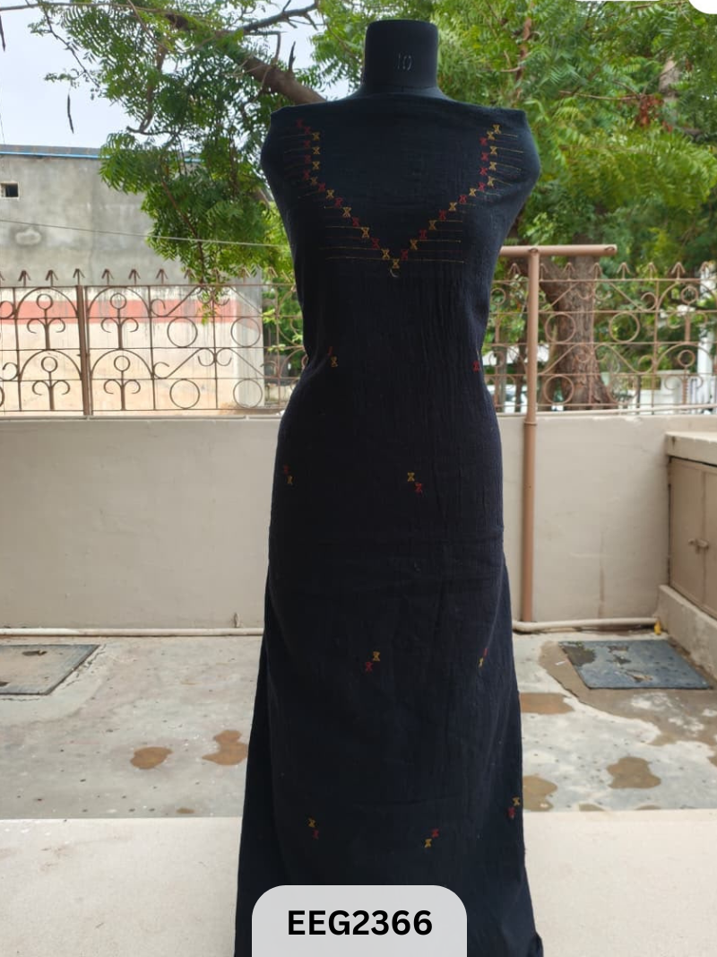 TANGALIYA ARTWORK KALA COTTON TOP-LENGTH 2.75MTR -PANNA 44