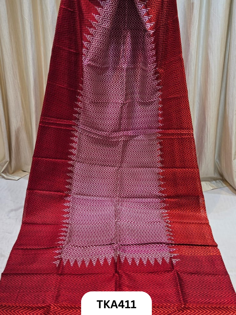 Murshidabad Silk Hand Painted Saree