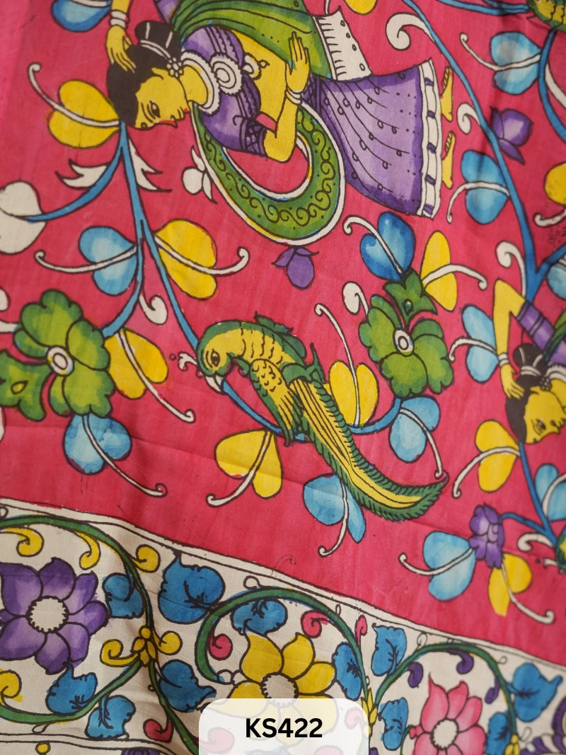 MANGALGIRI PATTU TOP AND DUPPATA - 2 PCS
