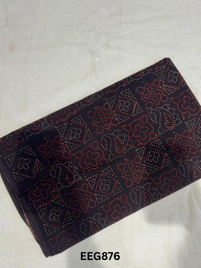 COTTON AJRAKH FABRIC-1MTR