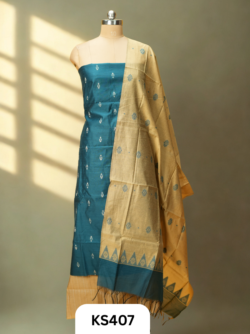 Dupion Silk 3-Piece Salwar Suit