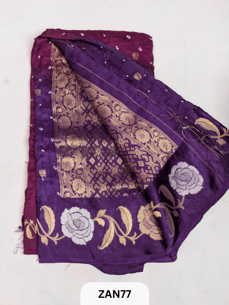 BANARASI WITH BANDHINI SAREE