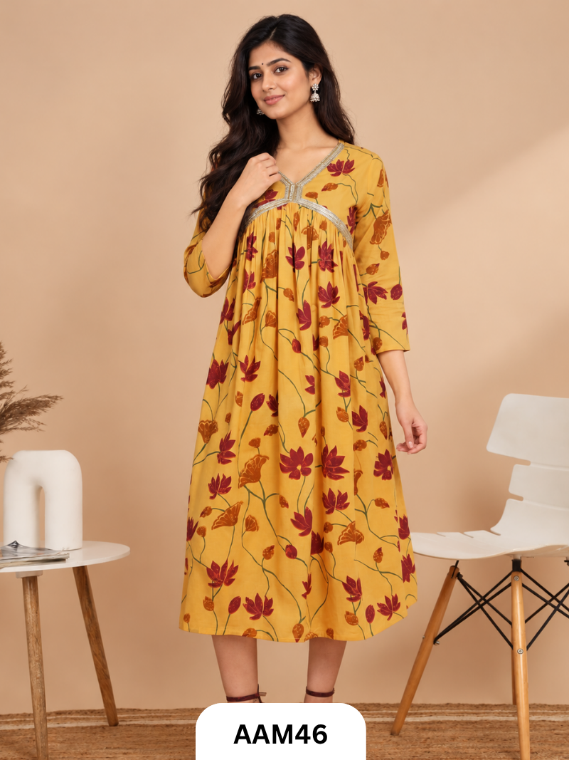Long Rayon Gown