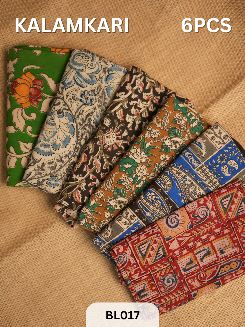 KALAMKARI BLOUSE - 6 PCS