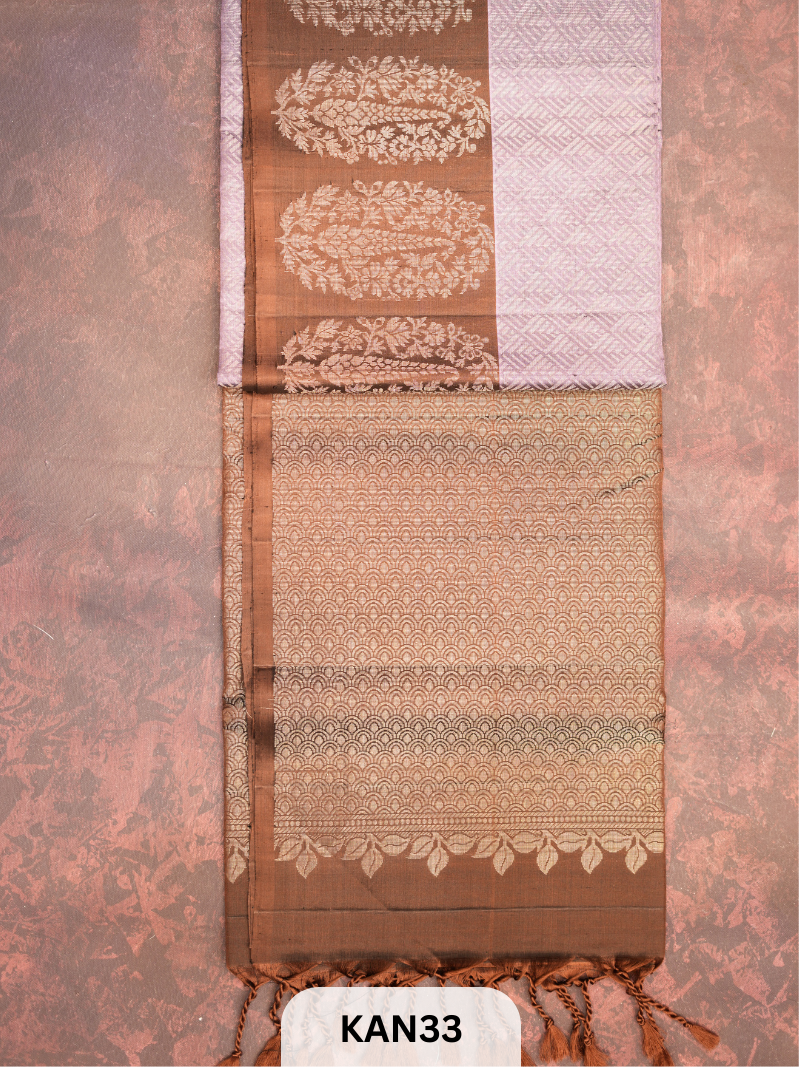 KANCHIPURAM HANDLOOM PURE SOFT SILK