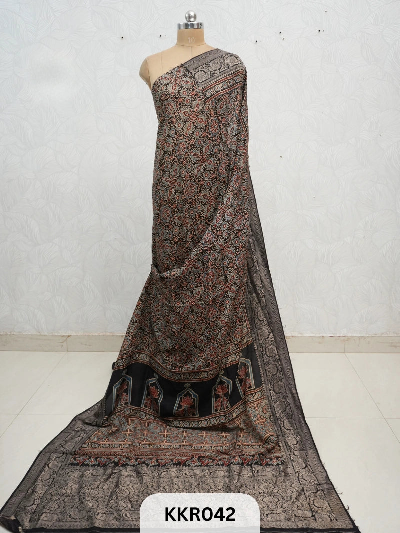 DOLA SILK - AJRAKH HANDBLOCK PRINT