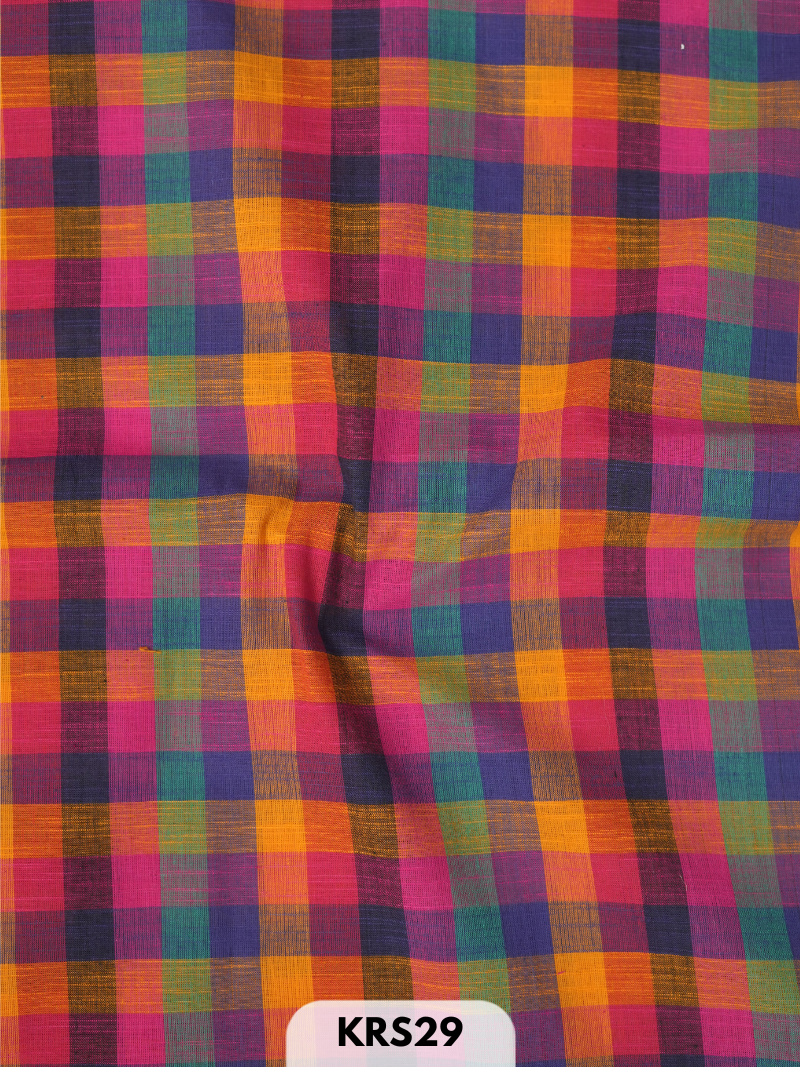 MADRAS KATTAM FABRIC-1 MTR