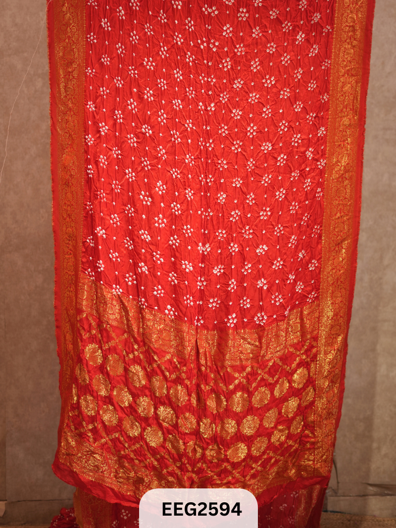 MODAL FUSIOIN SAREE WITH DOLA BORDER - EXCLUSIVE
