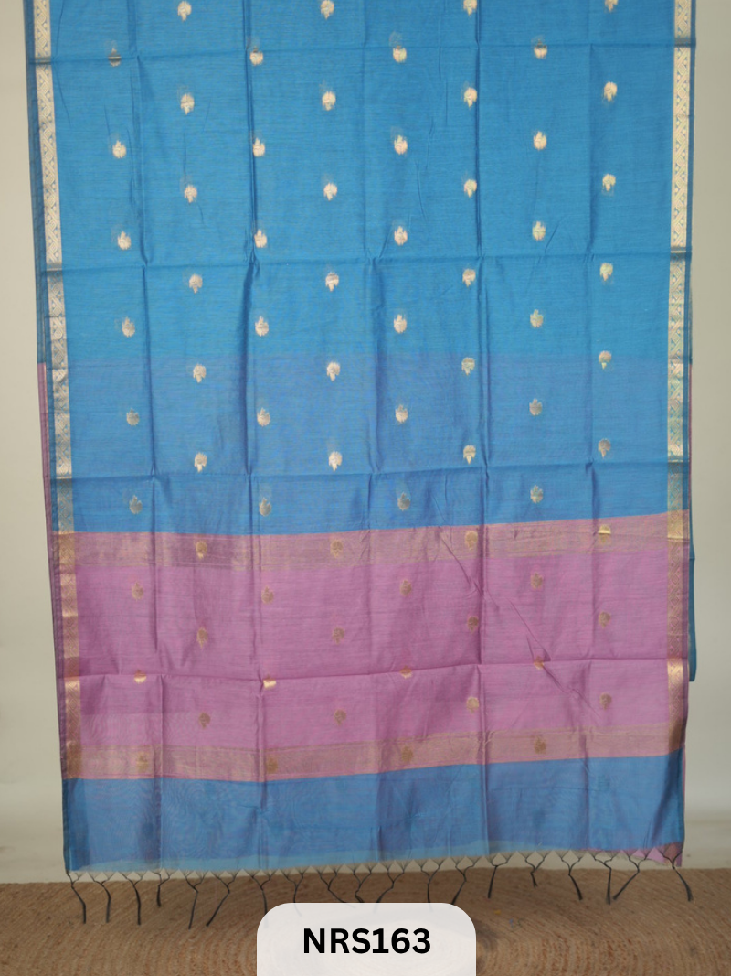 CHANDERI INSPIRED MAHESWARI SAREE