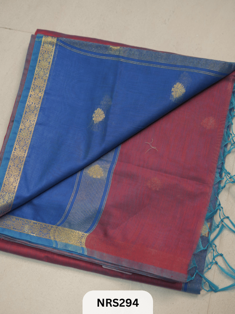 CHANDERI INSPIRED MAHESWARI SAREE
