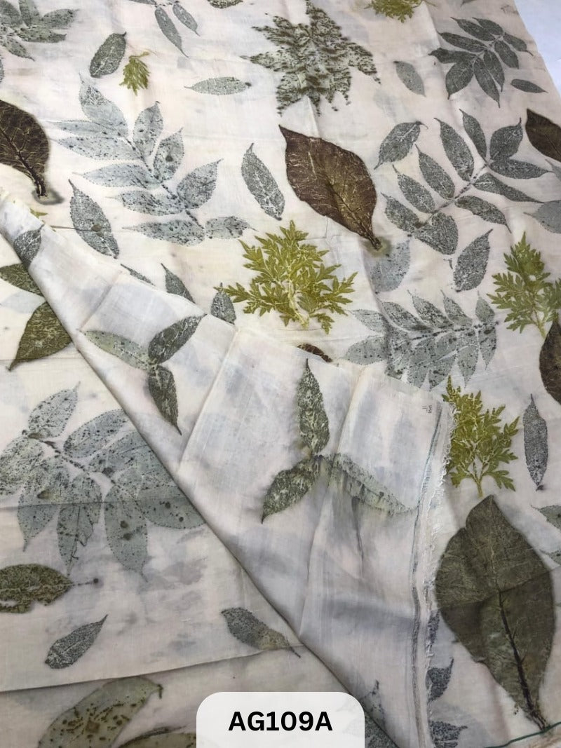 BISHNUPUR PURE SILK| ECO PRINT SAREE