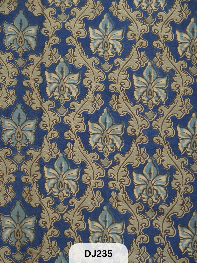 Kalamkari Hand printed - Fabric -1mtr