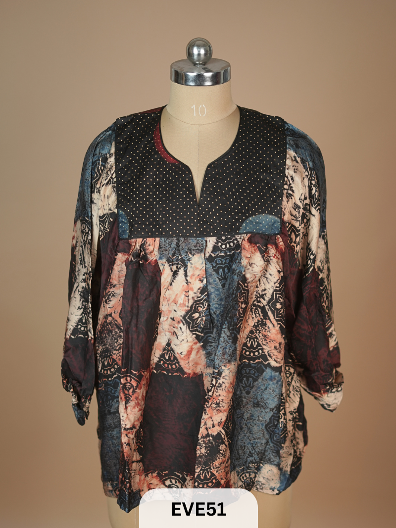 SHORT TOP KURTI - FREE SIZE