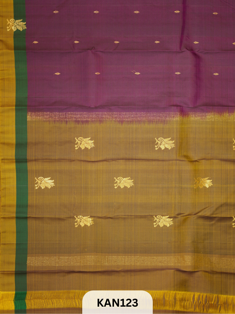 KANCHIPURAM BUTTA BORDER SAREE