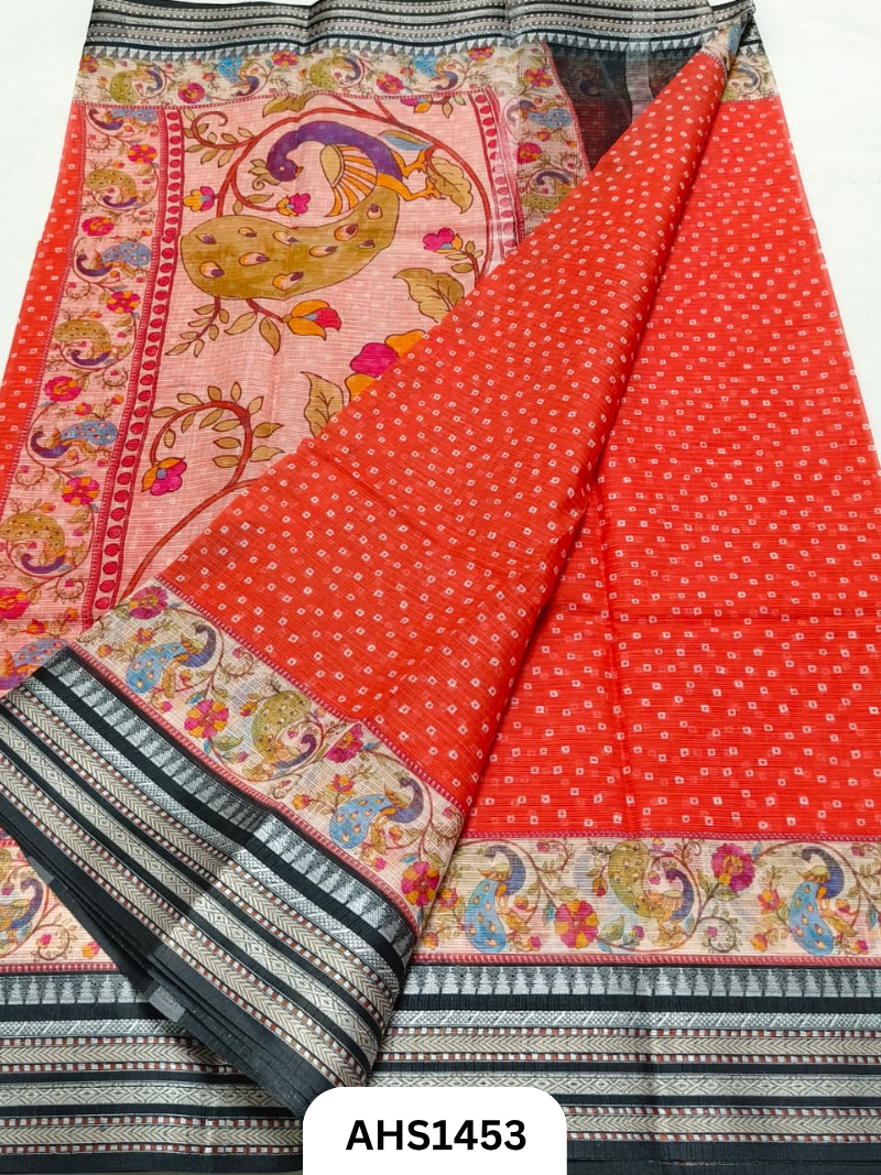 Pure Kota Cotton Digital Print Saree