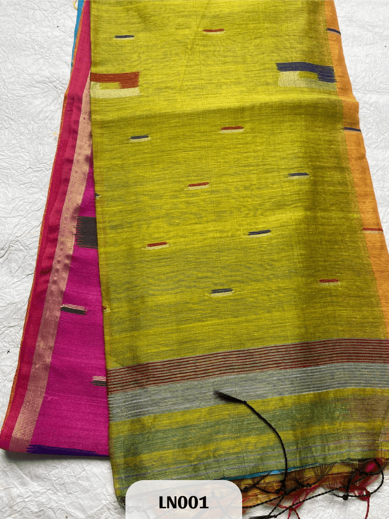 Linen Saree