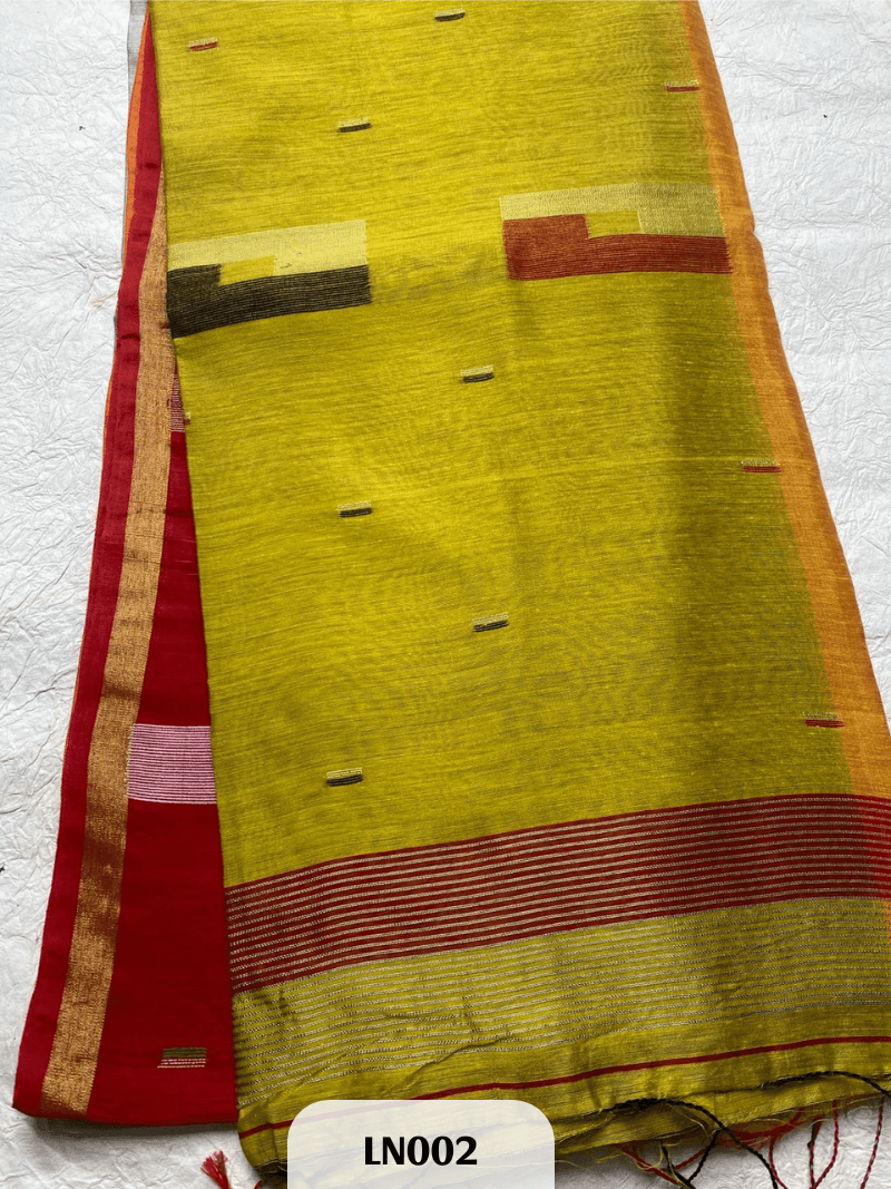 Linen Saree Saree Story with Shanmuga Priya