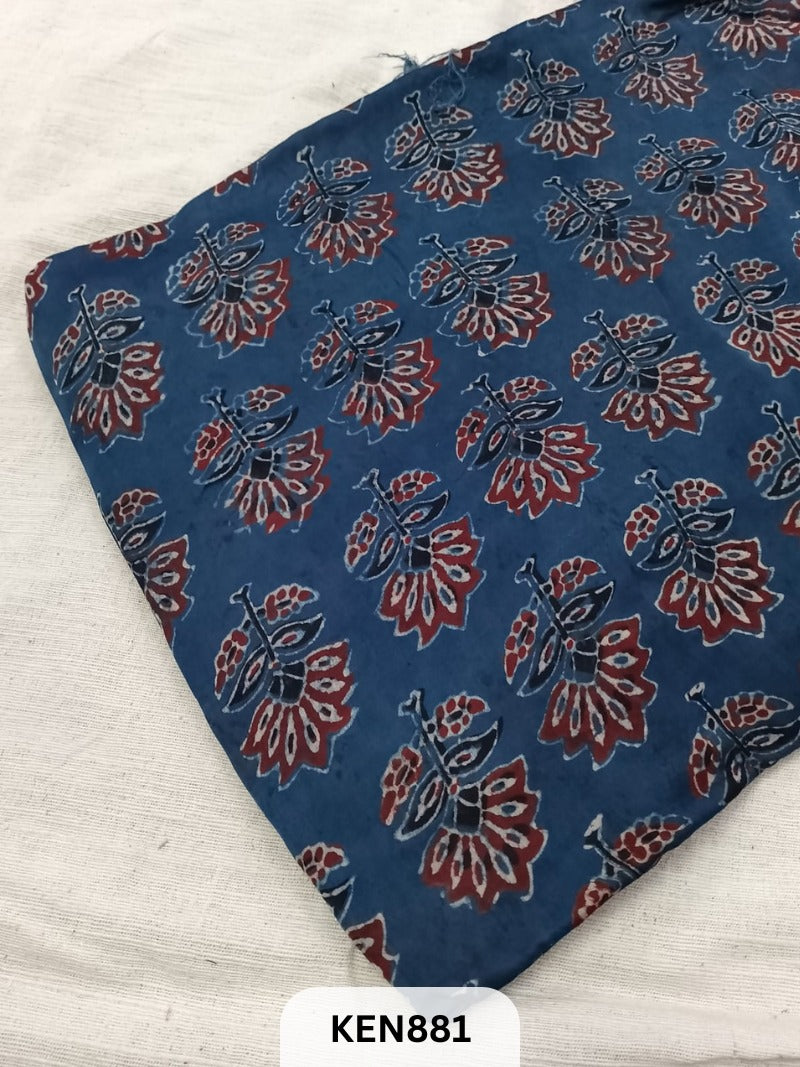 AJRAKH MODAL SILK HANDBLOCK PRINT FABRICS