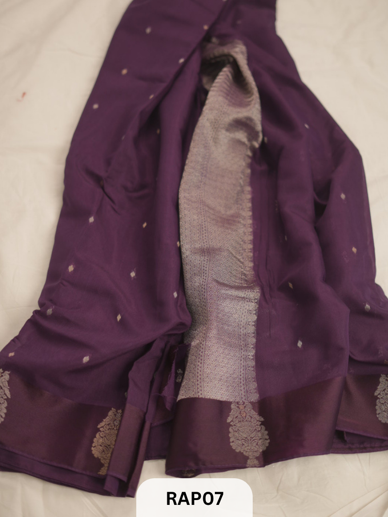 SEMI MYSORE CREPESILK SAREE