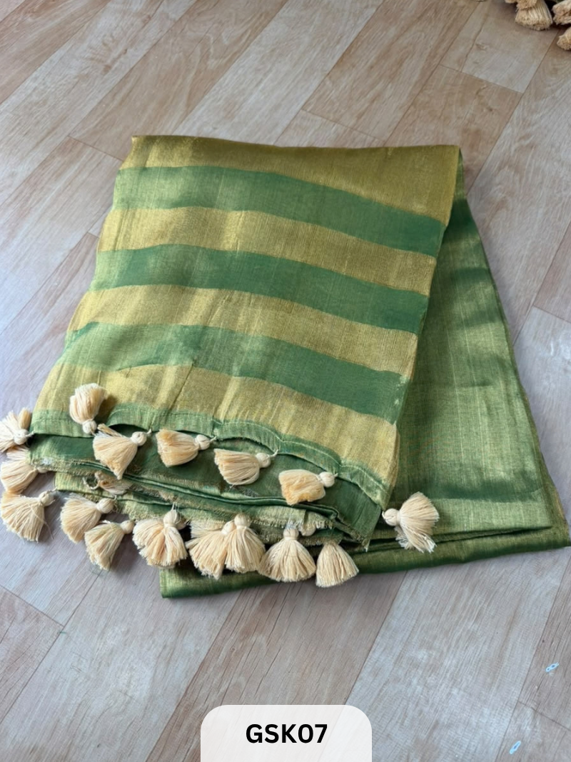 Pure Mul Tissue Saree