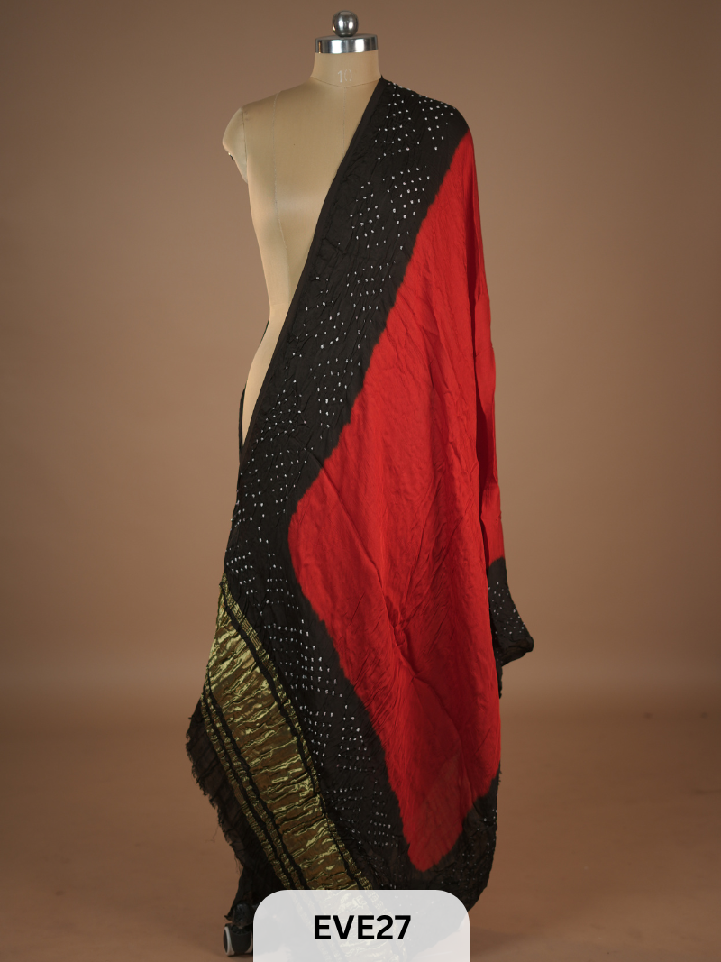 MODAL BANDHINI WITH LAGDI PATTA DUPPATTA
