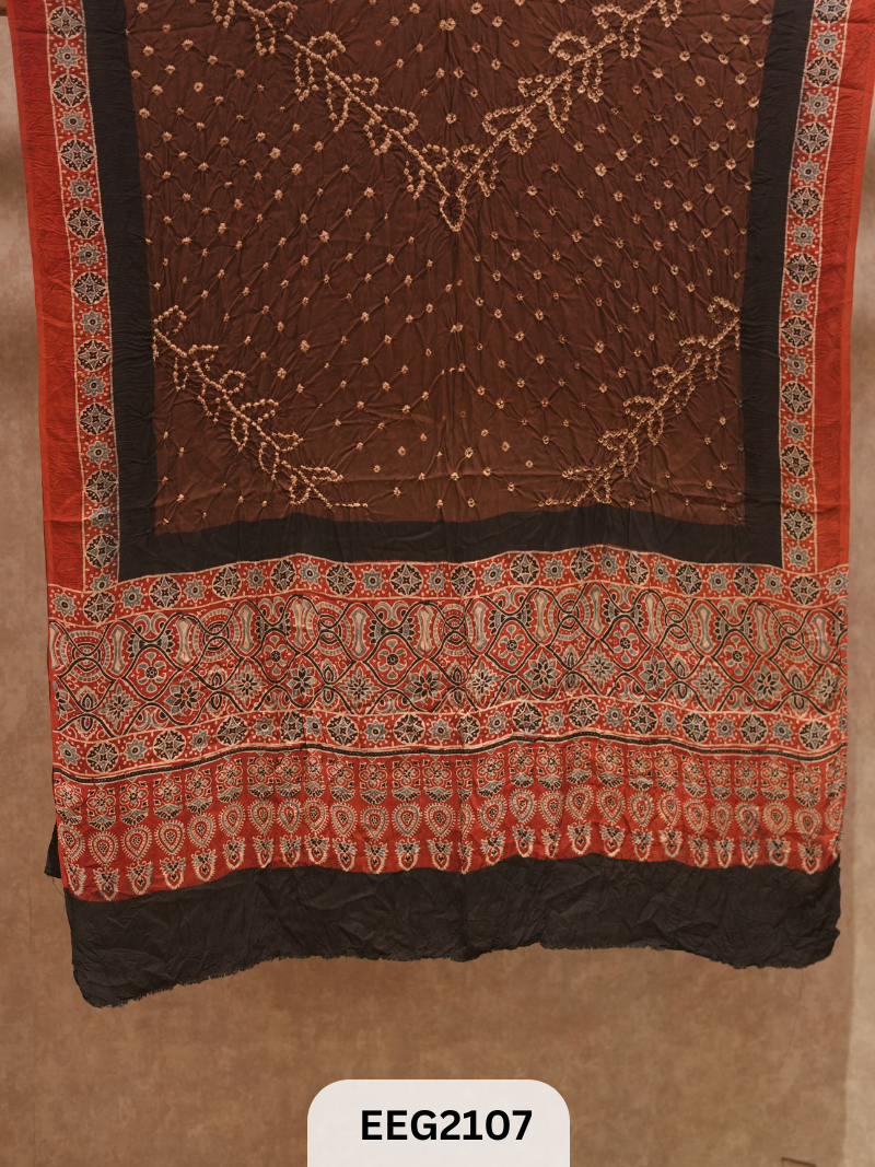 MODAL AJRAKH BHANDHEJ DUPPATTA