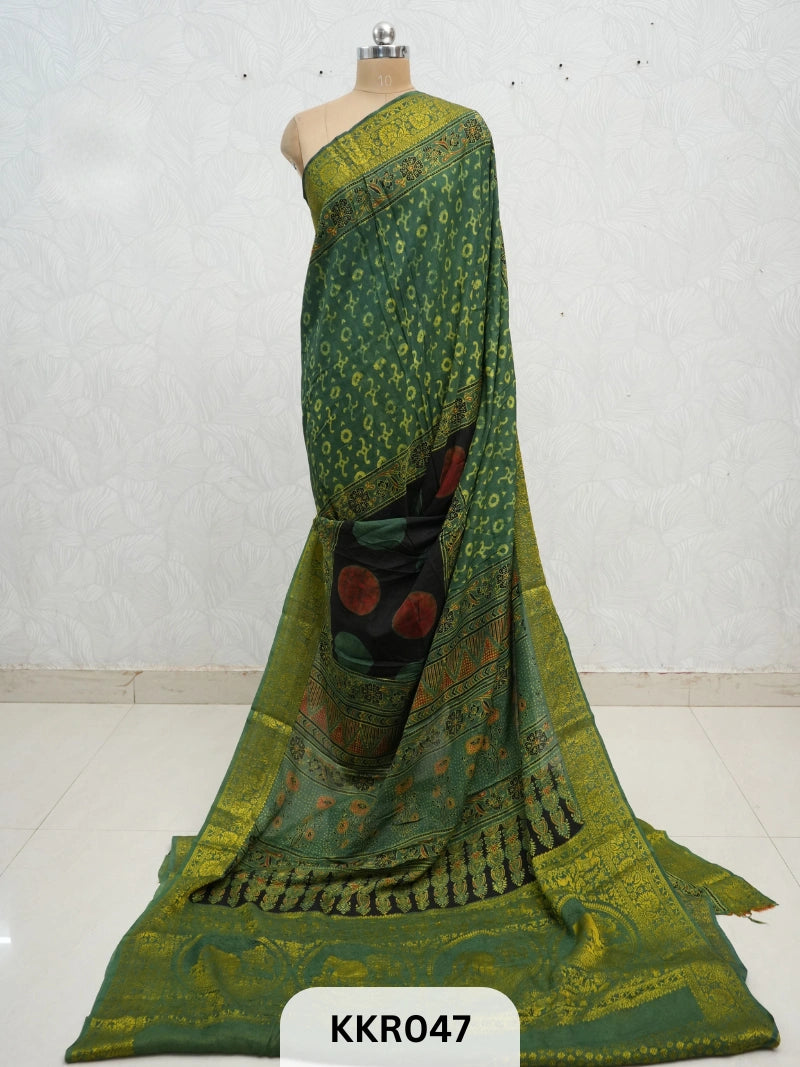 DOLA SILK - AJRAKH HANDBLOCK PRINT