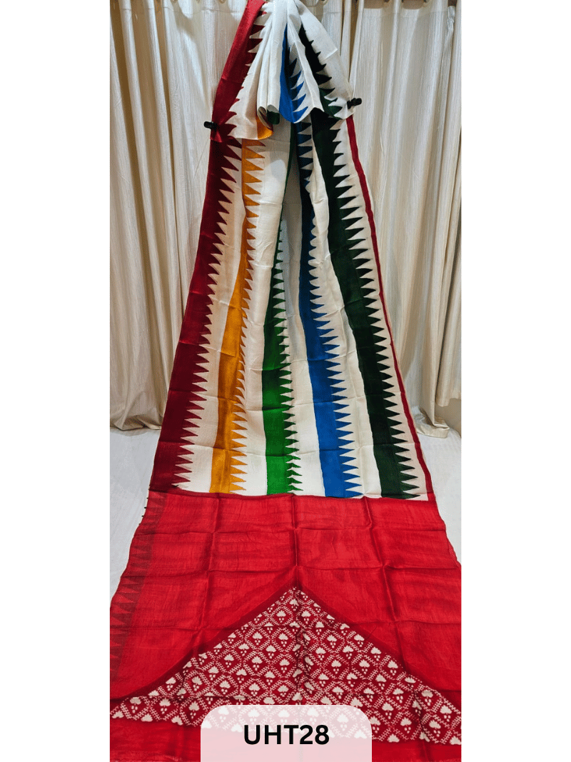 PURE MURSHIDABAD HANDPAINTED SAREE