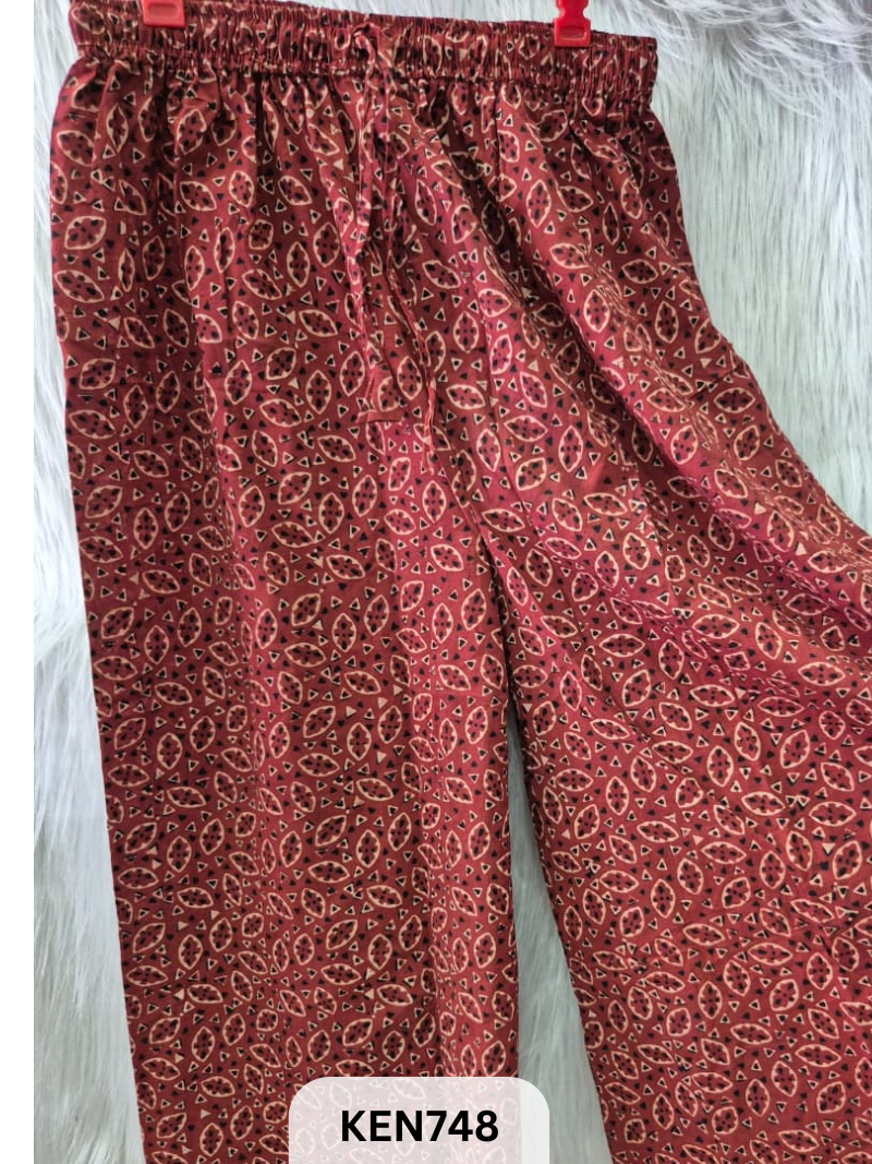 COTTON NATURAL PROCESS PALAZO (22-40INCH)