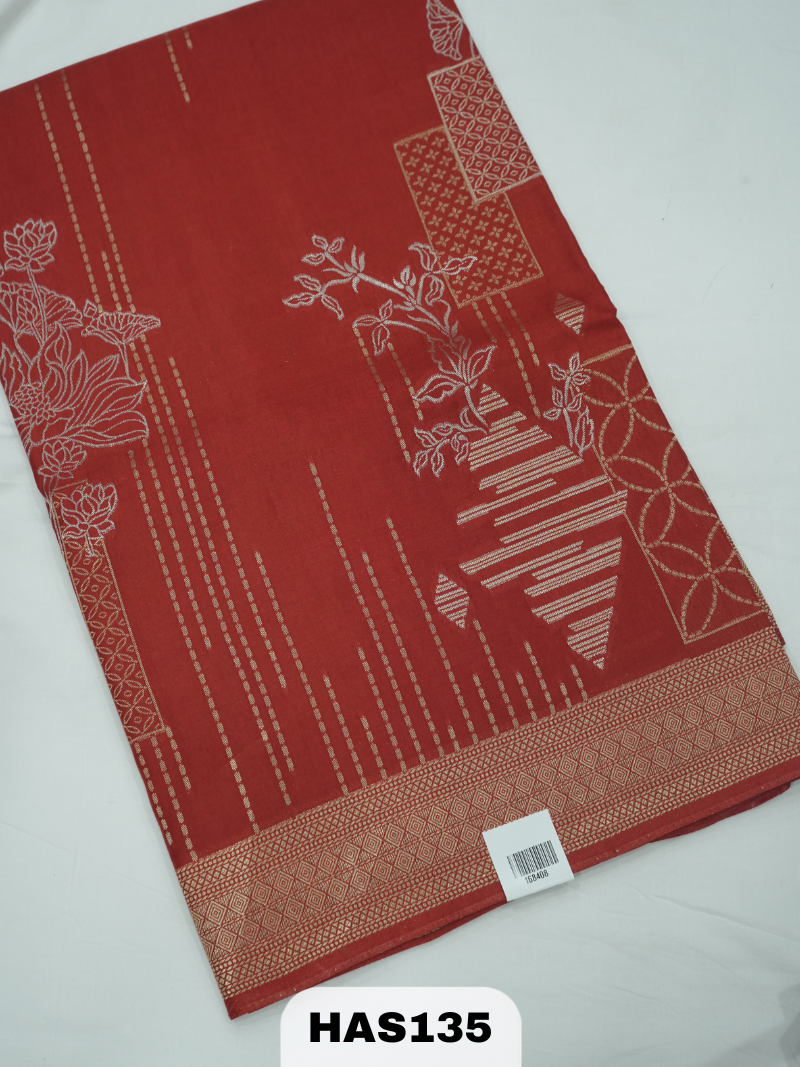 BANARAS DOLA SILK SAREE WITH BORDER