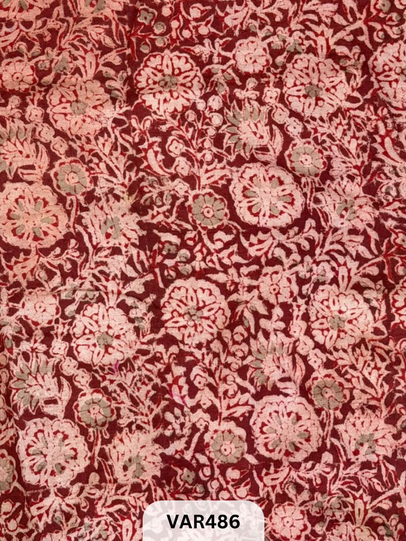 Kalamkari Hand printed - Fabric -1.5mtr