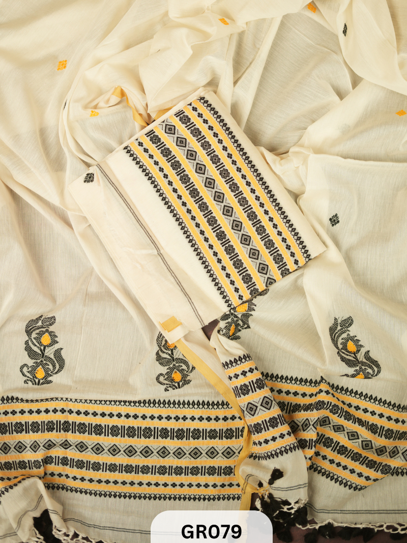 JAMDANI WITH LENIN SALWAR SUIT Saree Story with Shanmuga Priya