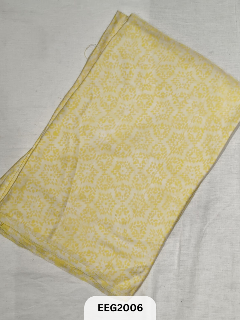 MODAL SILK WITH AJRAKH BATIK HANDBLOCK PRINT - 1MTR