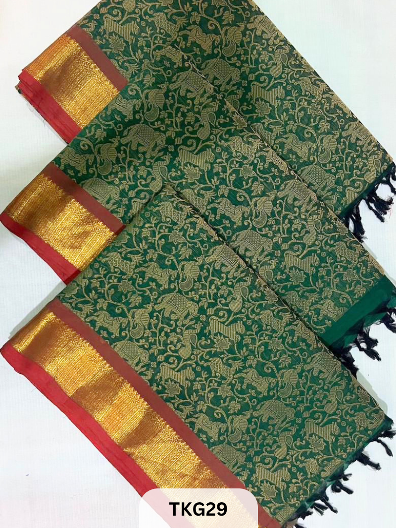 Vanasingaram Kanchi Cotton Saree