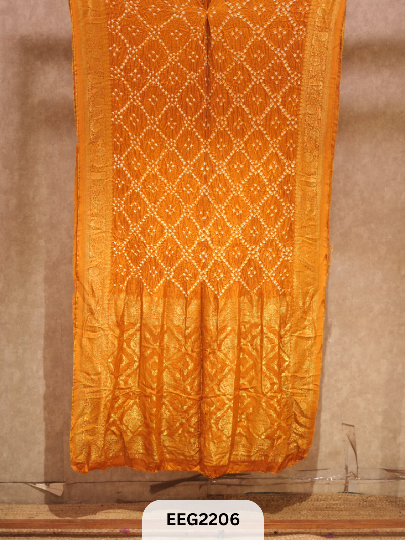 MODAL FUSIOIN SAREE WITH DOLA BORDER - EXCLUSIVE