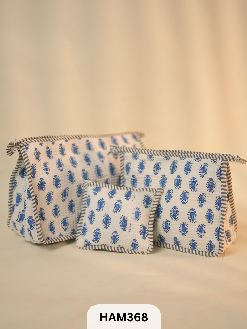 QULITED TRAVEL 3 COMBO POUCH