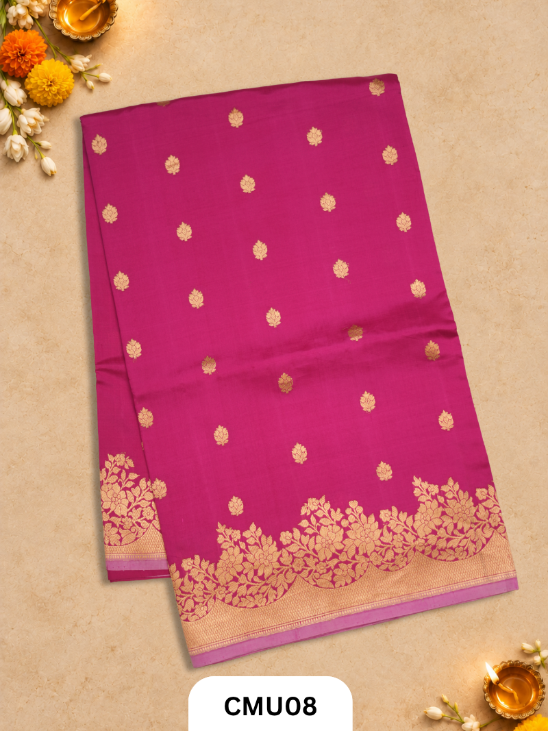 Pure Handloom Banaras Kathan Silk Saree