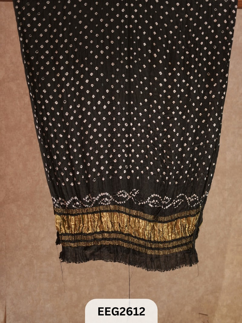 MODAL BANDHEJ DUPATTA WITH TISSUE BORDER