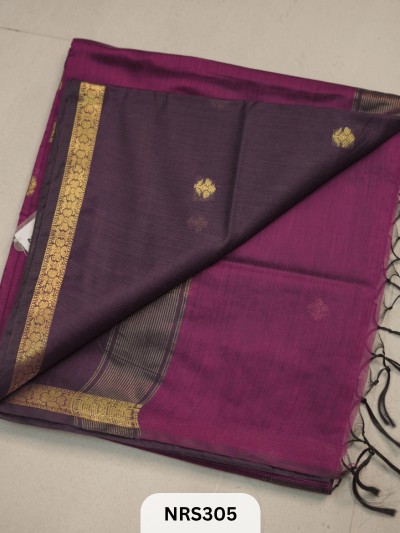 CHANDERI INSPIRED MAHESWARI SAREE