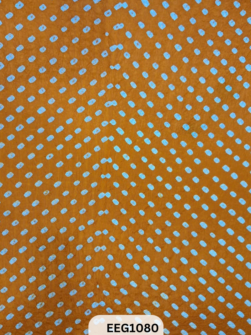 MODAL AJRAKH BANDHEJ RUNNING FABRIC-1 MTR