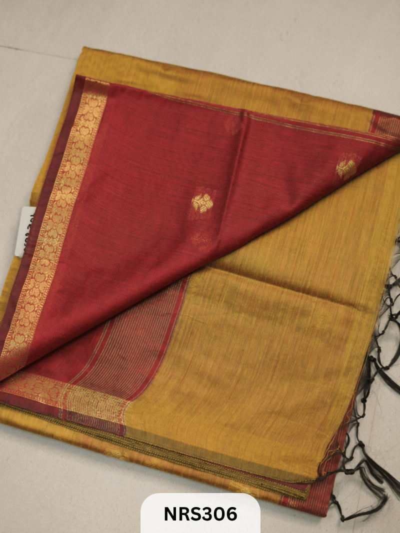 CHANDERI INSPIRED MAHESWARI SAREE