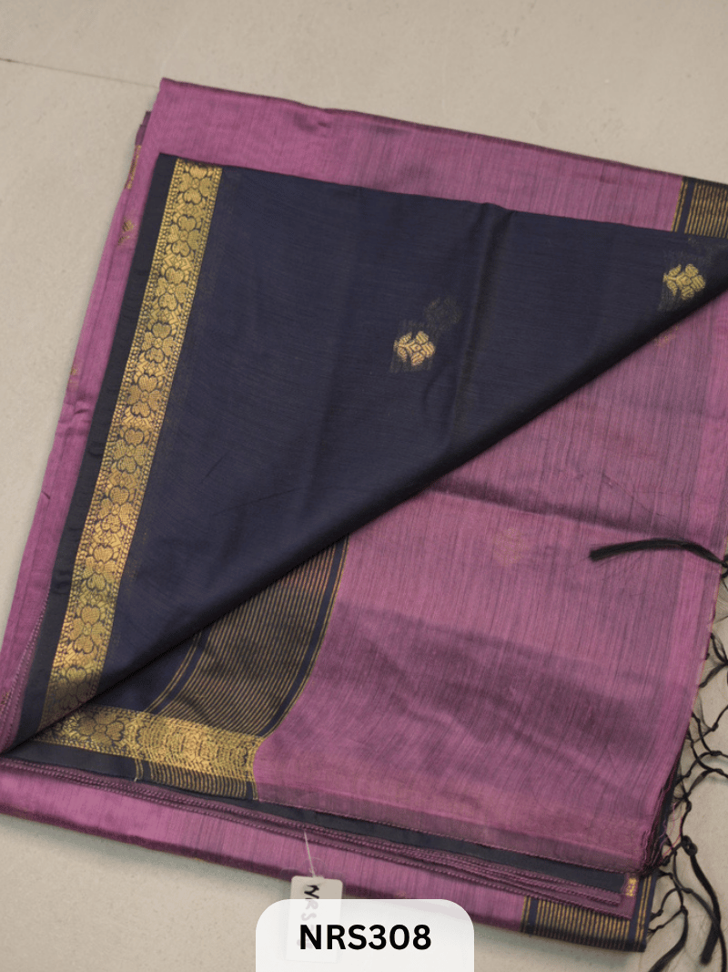 CHANDERI INSPIRED MAHESWARI SAREE