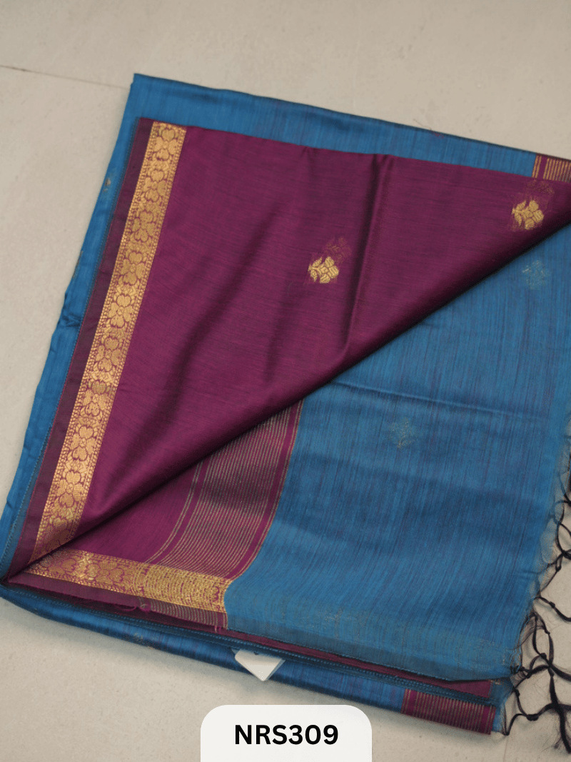CHANDERI INSPIRED MAHESWARI SAREE