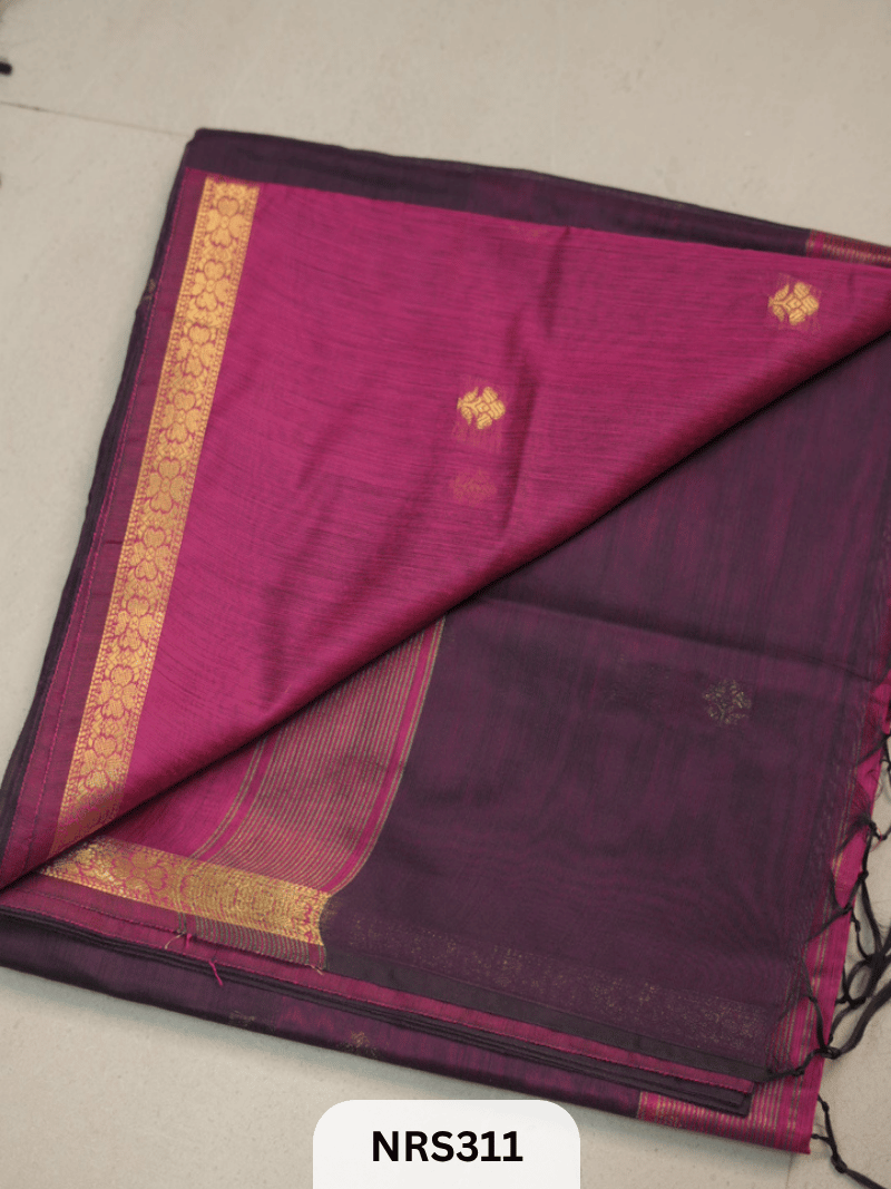 CHANDERI INSPIRED MAHESWARI SAREE