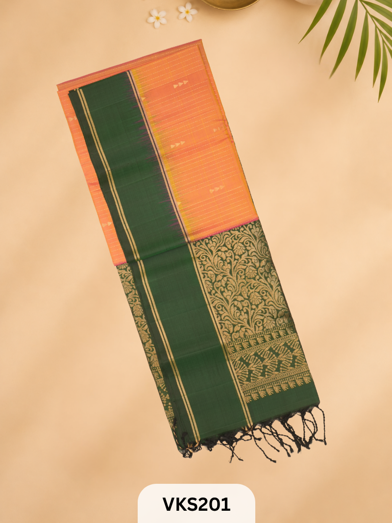 PURE KANCHIPURAM PURE SOFT SILK SAREE