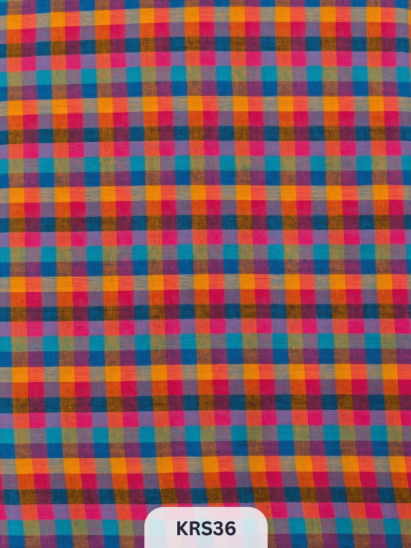 MADRAS KATTAM FABRIC-1 MTR
